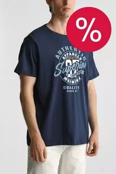 Футболка хлопковая с принтом Blend