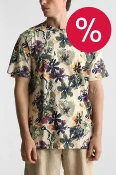 Футболка хлопковая с принтом Blend