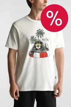 Футболка хлопковая с принтом Blend