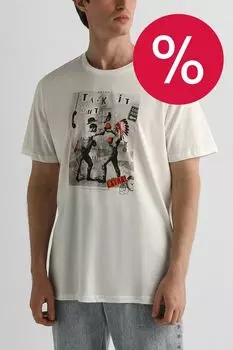 Футболка хлопковая с принтом Blend