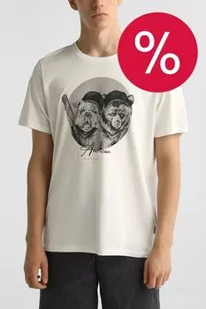 Футболка хлопковая с принтом Blend