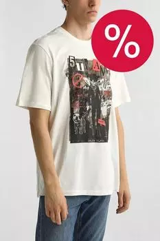 Футболка хлопковая с принтом Blend