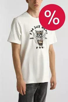 Футболка хлопковая с принтом Blend