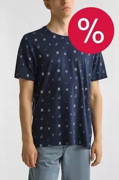 Футболка хлопковая с принтом Blend