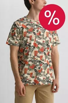 Футболка хлопковая с принтом Blend