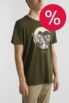 Футболка хлопковая с принтом Blend