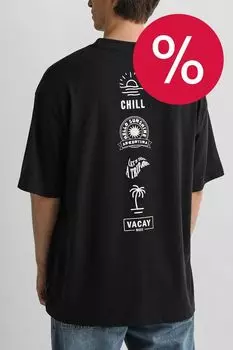 Футболка хлопковая с принтом Blend