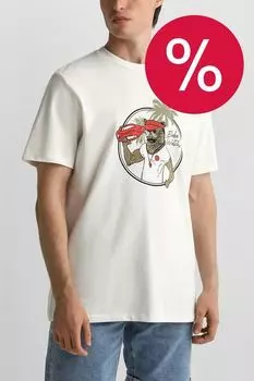 Футболка хлопковая с принтом Blend