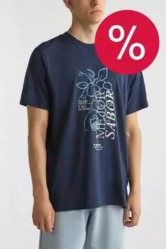 Футболка хлопковая с принтом Blend