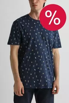 Футболка хлопковая с принтом Blend