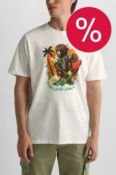 Футболка хлопковая с принтом Blend