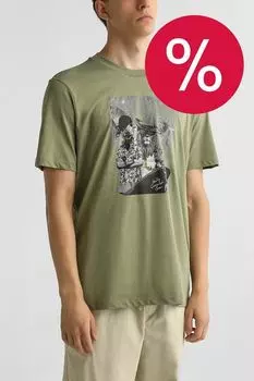 Футболка хлопковая с принтом Blend