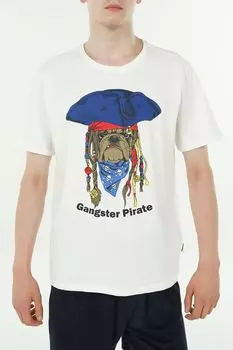 Футболка хлопковая с принтом Blend