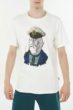 Футболка хлопковая с принтом Blend