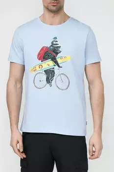 Футболка хлопковая с принтом Blend