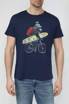 Футболка хлопковая с принтом Blend