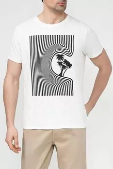 Футболка хлопковая с принтом Blend