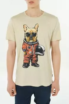 Футболка хлопковая с принтом Blend