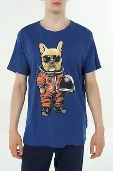 Футболка хлопковая с принтом Blend