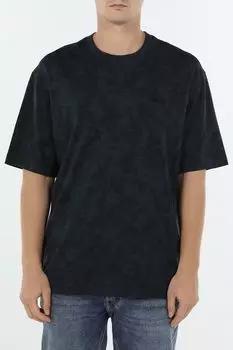 Футболка хлопковая с принтом BOSS