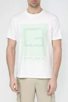 Футболка хлопковая с принтом Casual Friday