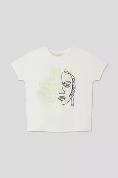 Футболка хлопковая с принтом Choupette