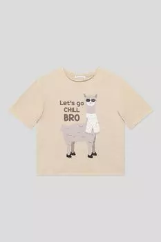 Футболка хлопковая с принтом Choupette