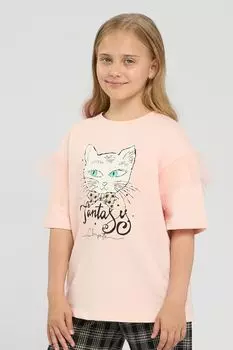 Футболка хлопковая с принтом Choupette