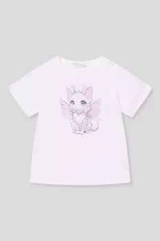 Футболка хлопковая с принтом Choupette