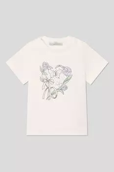 Футболка хлопковая с принтом Choupette