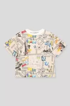 Футболка хлопковая с принтом Choupette