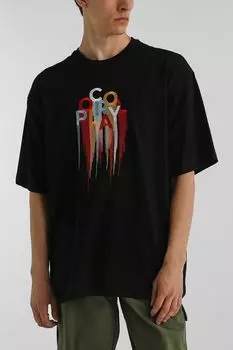 Футболка хлопковая с принтом COLORPLAY