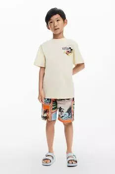 Футболка хлопковая с принтом Desigual