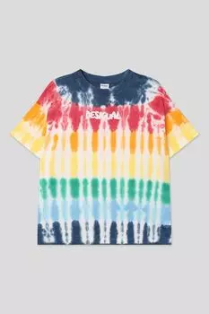 Футболка хлопковая с принтом Desigual