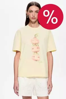 Футболка хлопковая с принтом DREAMS by Alena Akhmadullina