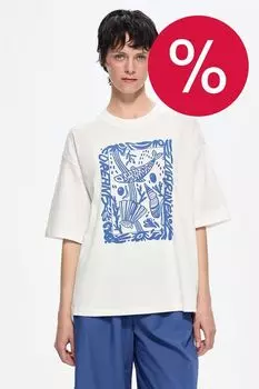 Футболка хлопковая с принтом DREAMS by Alena Akhmadullina