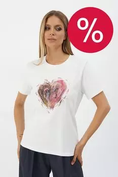 Футболка хлопковая с принтом ElectraStyle