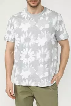 Футболка хлопковая с принтом Esprit Casual