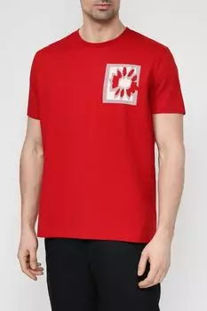 Футболка хлопковая с принтом Esprit Casual