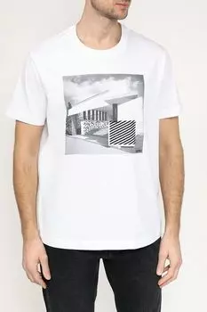 Футболка хлопковая с принтом Esprit Casual