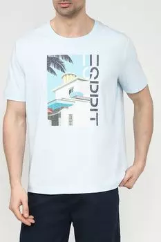 Футболка хлопковая с принтом Esprit Casual