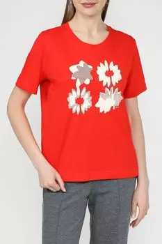 Футболка хлопковая с принтом Esprit Casual