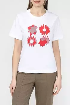 Футболка хлопковая с принтом Esprit Casual