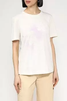 Футболка хлопковая с принтом Esprit Casual