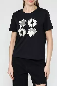 Футболка хлопковая с принтом Esprit Casual