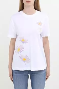 Футболка хлопковая с принтом Esprit Casual