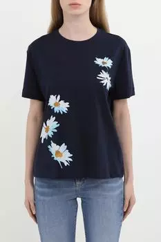 Футболка хлопковая с принтом Esprit Casual