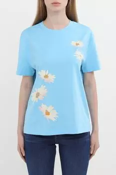 Футболка хлопковая с принтом Esprit Casual