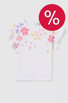 Футболка хлопковая с принтом Fagottino