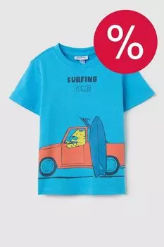 Футболка хлопковая с принтом Fagottino